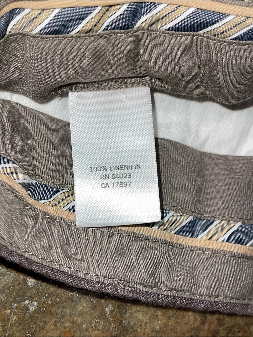 Banana Republic Men's Linen-Blend Pant in Mauve-Taupe